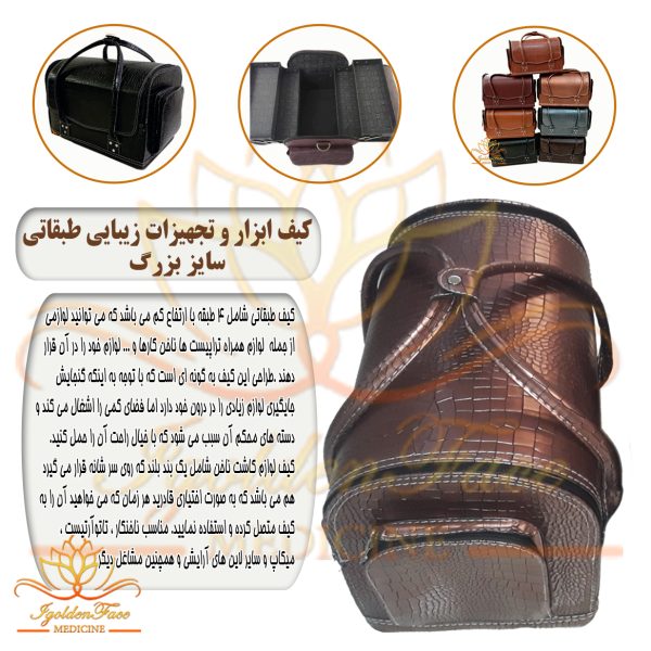 کیف ابزار زیبایی - گلدن فیس 01