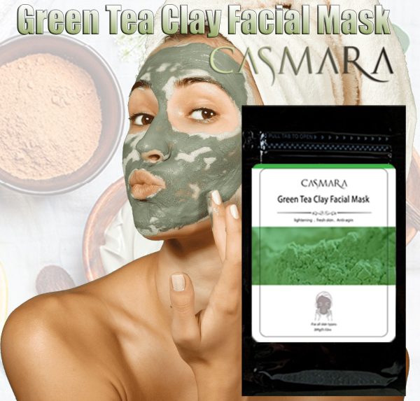 ماسک صورت خاک رس سبز و چای سبز